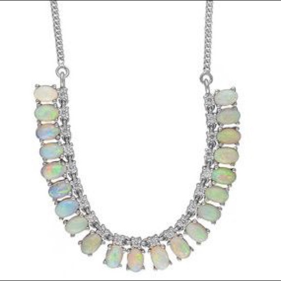 🆕 🦋 OVAL ETHIOPIAN OPALS 18" Necklace 🦋 - Picture 2 of 4